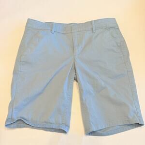 LOFT Women’s Chino Shorts Sz 6 Pale Slate Blue (A0134)